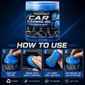 CabinReset Cleaning Gel – Reusable Dust-Grabbing Putty for Deep Interior Refresh