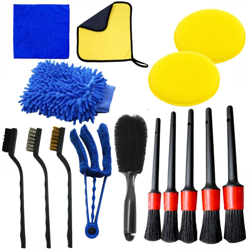 CabinReset Detailing Brush Set – The Ultimate Kit for Gap-Free, Spotless Interiors